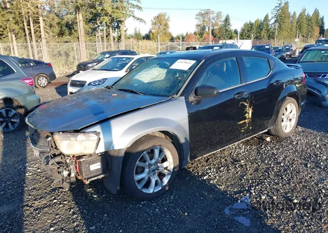 2013 Dodge Avenger R/T из США, поврежденный, VIN 1C3CDZBG9DN604871